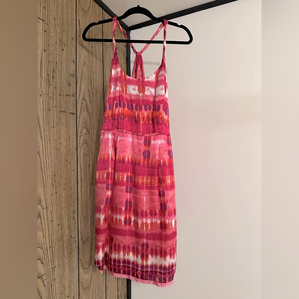 Banana Republic tie dye silk dress